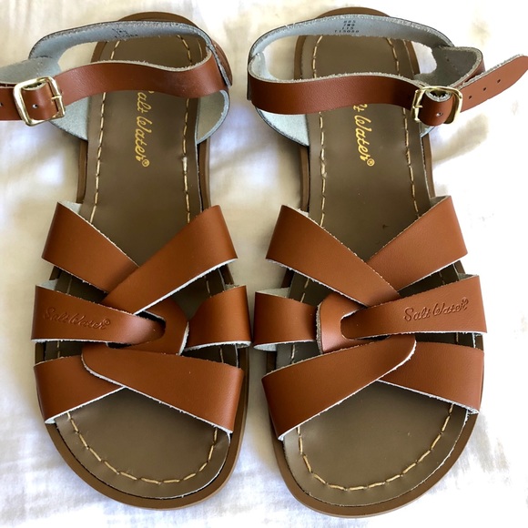 saltwater sandals original tan
